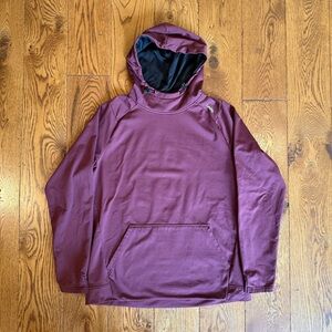 Men's Hooded Pullover Sweatshirt - Maroon